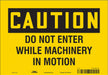 Safety Sign 7 in x 10 in Vinyl
