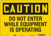 Safety Sign 10 in x 14 in Aluminum