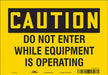 Safety Sign 7 in x 10 in Vinyl