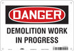 Safety Sign 7 in x 10 in Aluminum