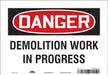 Safety Sign 7 in x 10 in Vinyl