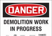 Safety Sign 10 in x 14 in Vinyl