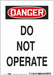 Safety Sign 7 in x 5 in Vinyl