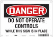 Safety Sign 7 in x 10 in Aluminum