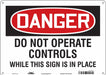 Safety Sign 10 in x 14 in Aluminum