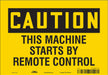 Safety Sign 7 in x 10 in Vinyl