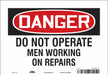 Safety Sign 7 in x 10 in Vinyl