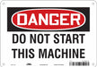 Safety Sign 7 in x 10 in Aluminum