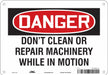 Safety Sign 7 in x 10 in Polyethylene