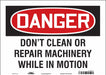 Safety Sign 10 inx14 in Vinyl