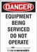 Safety Sign 5 inx3 1/2 in Vinyl