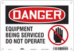 Safety Sign 7 in x 10 in Polyethylene