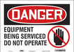 Safety Sign 10 in x 14 in Vinyl