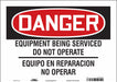 Safety Sign 10 in x 14 in Vinyl