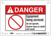 Safety Sign 10 inx14 in Magnetic Vinyl