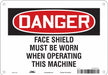 Safety Sign 7 in x 10 in Aluminum
