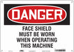 Safety Sign 10 inx14 in Aluminum