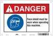 Safety Sign 7 in x 10 in Aluminum
