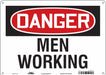 Safety Sign 10 inx14 in Polyethylene