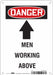 Safety Sign 10 in x 7 in Polyethylene
