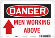 J6936 Safety Sign 7 inx10 in Polyethylene