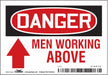 J6936 Safety Sign 3.5in x 5in Vinyl