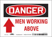 J6936 Safety Sign 5 in x 7 in Vinyl