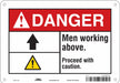 Safety Sign 7 in x 10 in Aluminum