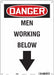 Safety Sign 14 in x 10 in Polyethylene