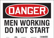 Safety Sign 10 in x 14 in Vinyl