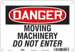 Safety Sign 7 in x 10 in Aluminum