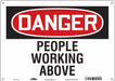 Safety Sign 10 in x 14 in Aluminum