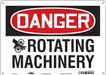 Safety Sign 10 in x 14 in Polyethylene