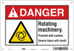 Safety Sign 7 inx10 in Polyethylene