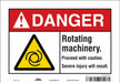 Safety Sign 7 inx10 in Vinyl
