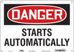Safety Sign 10 in x 14 in Aluminum