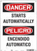 Safety Sign 14 in x 10 in Polyethylene
