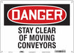 Safety Sign 10 in x 14 in Polyethylene