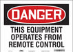 Safety Sign 10 inx14 in Vinyl