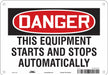 Safety Sign 7 in x 10 in Aluminum