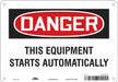 J6944 Safety Sign 7 in x 10 in Aluminum