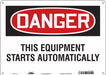 J6944 Safety Sign 10 inx14 in Aluminum