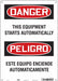 Safety Sign 14 inx10 in Aluminum