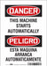 Safety Sign 14 inx10 in Vinyl