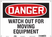 Safety Sign 10 in x 14 in Polyethylene