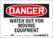 Safety Sign 5 in x 7 in Vinyl