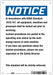Safety Sign 10 inx7 in Polyethylene