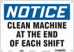 Safety Sign 10 in x 14 in Aluminum