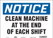 Safety Sign 10 in x 14 in Vinyl