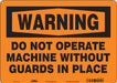 Safety Sign 10 inx14 in Aluminum